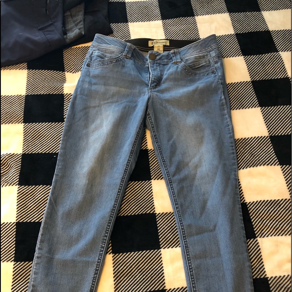 Jeggings with elastic waist